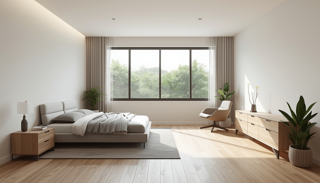 Organized minimal room